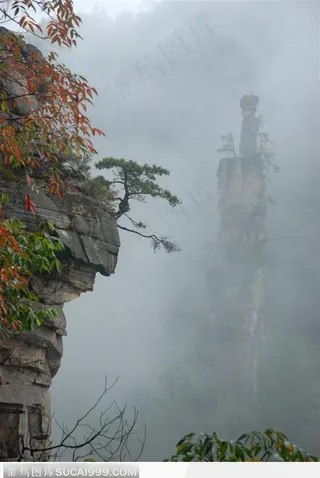 张家界森林公园-张家界雨雾飘渺