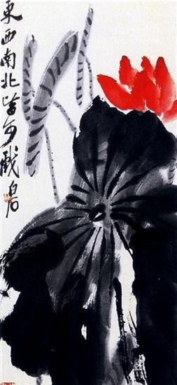 齐白石花卉国画作品