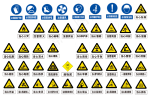 工地 警告标志大全
