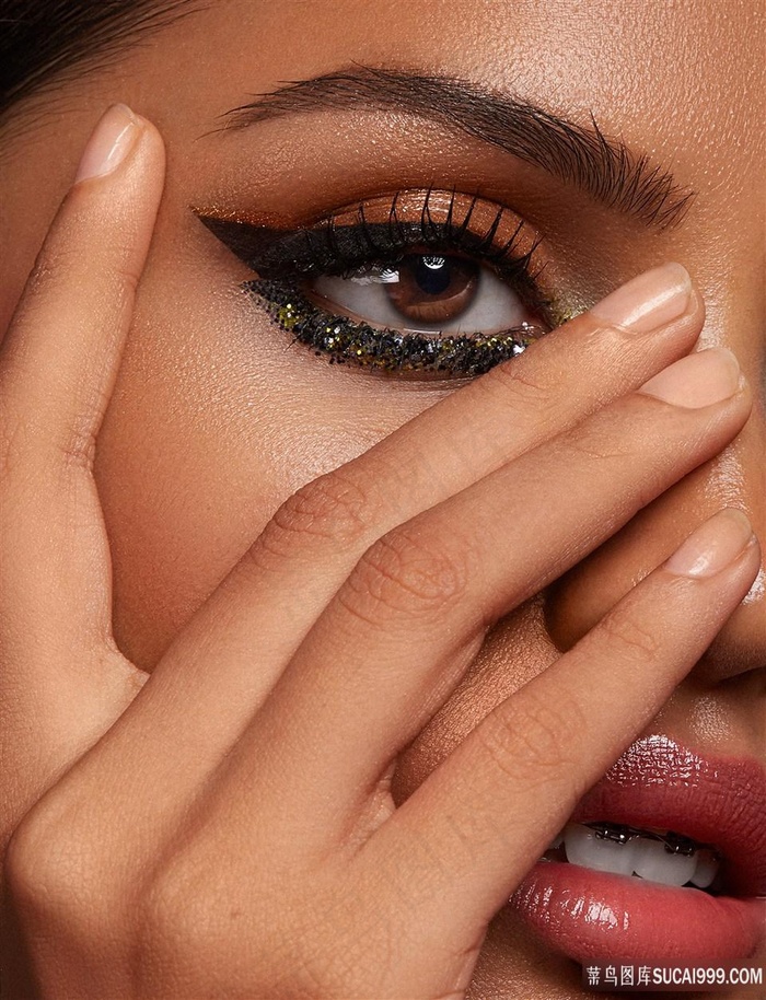 化妆品模特眼线