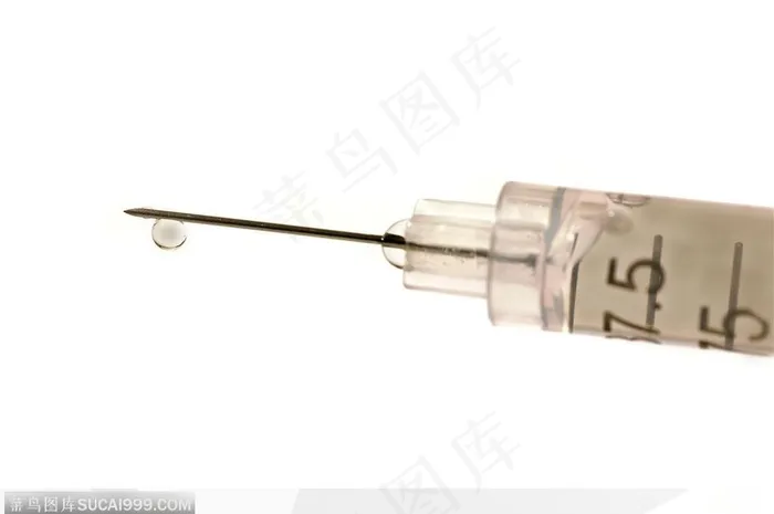 医疗器材-滴出药的注射器