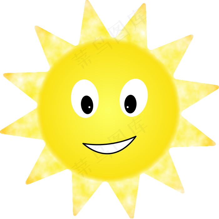 可爱太阳图片