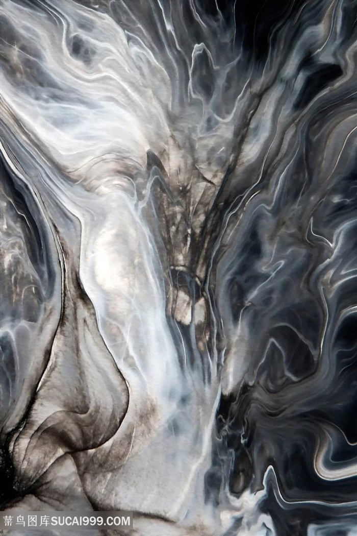 抽象时尚大理石油画