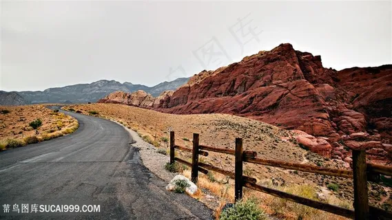 唯美道路山脉风景画 唯美道路山脉风景画