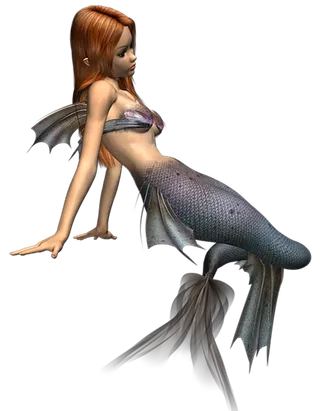 22 (7)免抠 设计 元素 二次元 美人鱼