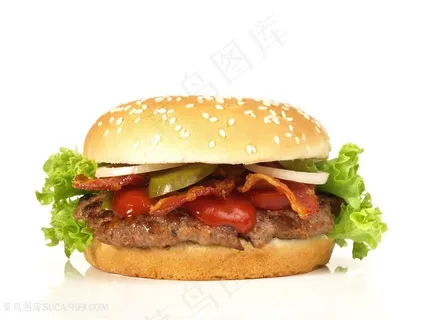 白底可抠图汉堡包 白底可抠图汉堡包