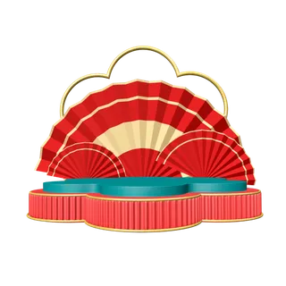 展台素材免扣产品展示台PNG