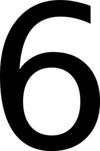 数字 6免抠(198x298)