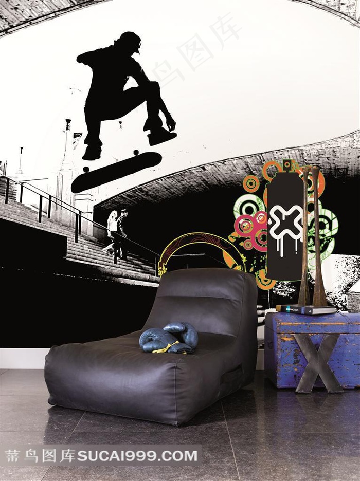 欧美室内效果图一角