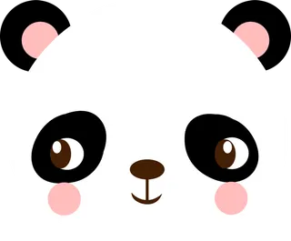 卡通动画动画小动物小熊猫免扣PNG手绘插画图片素材 (84)