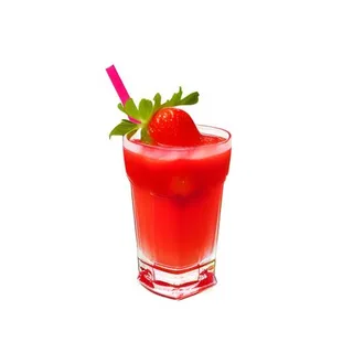饮料草莓果茶免抠