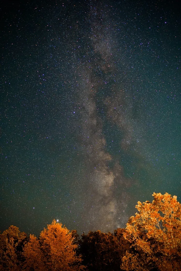 黑色星空摄影素材