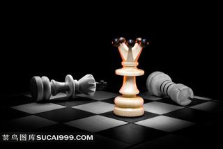 黑色和白色棋子