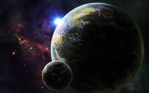 地球蓝天星空高清 地球蓝天星空高清