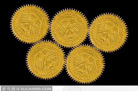 五环状德国硬币