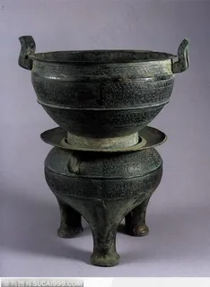 传统青铜器-精美青铜食器