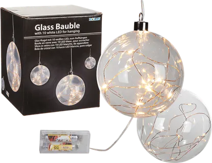 灯球装扮圣诞节