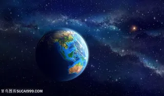宇宙中的地球高清图片
