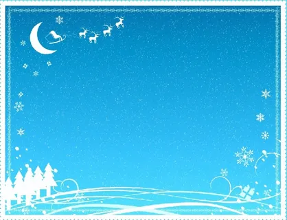 圣诞节冬天背景风景