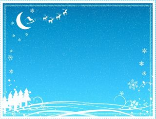 圣诞节冬天背景风景