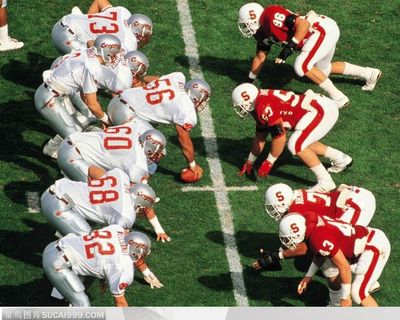 比赛运动-激烈的橄榄球运动