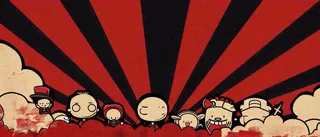 红色可爱卡通放射状条纹渐变