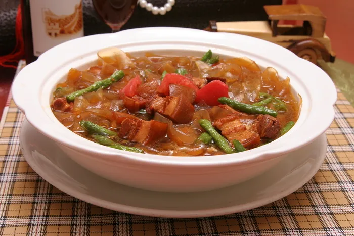 猪肉豆角炖宽粉22元