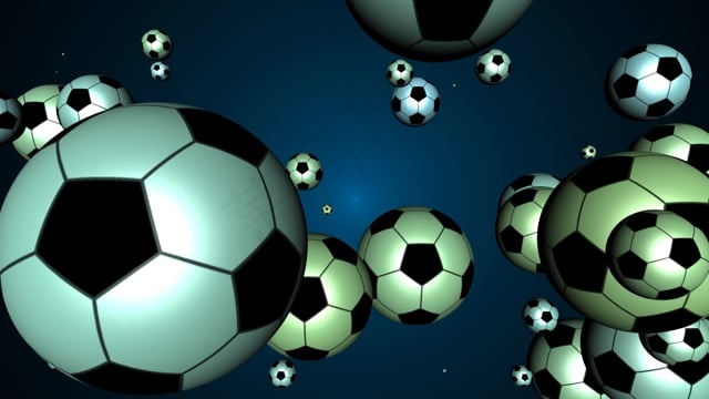 足球, 球, 弹跳, 动画片, 动画, 设计, 运动, 娱乐