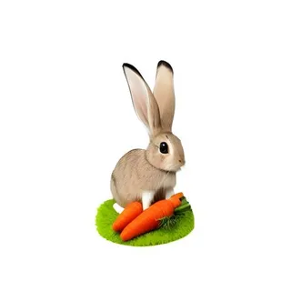 兔子胡萝卜免抠