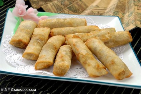 脆皮苦瓜卷的美食图片