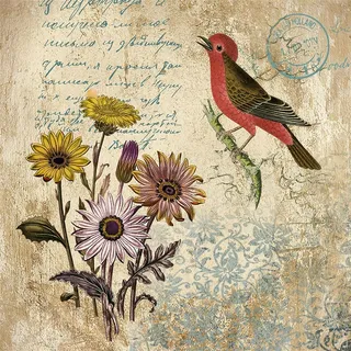 欧式花鸟装饰画