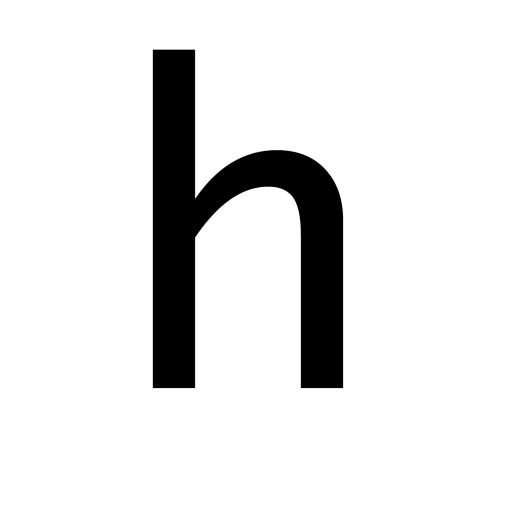 字母H PNG免抠(1500x1500)