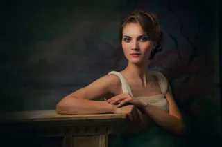 清新唯美可爱的女孩摄影图片