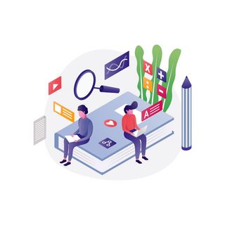 扁平化人物场景办公互联网等距ai矢量设计网页海报UI素材插画