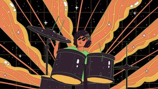 卡通涂鸦街头彩色墙绘壁纸插画儿童创意嘻哈漫画图集PSD素材