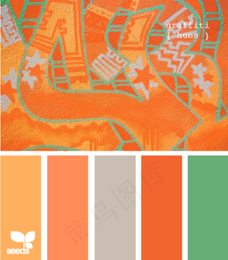 古董配色色卡色彩搭配