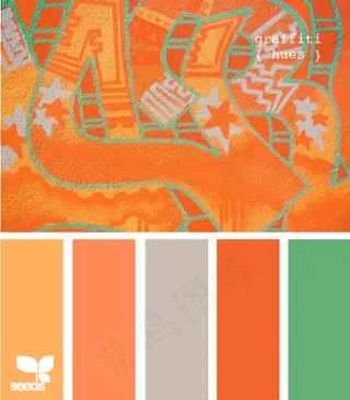 古董配色色卡色彩搭配