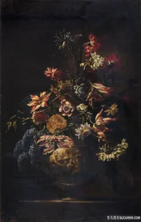 静物花卉高清油画 静物花卉高清油画