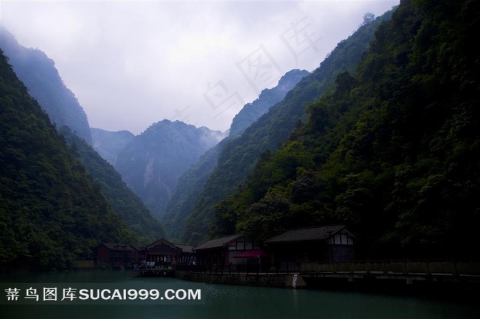重庆神龙峡风景摄影素材