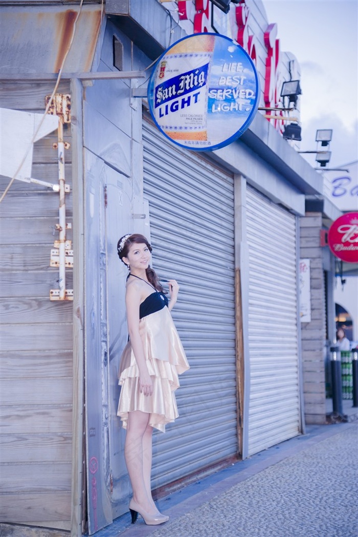 漂亮的新娘美女婷怡高清写真