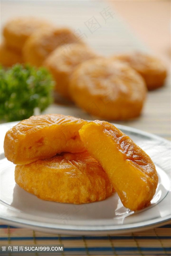 南瓜饼的美食图片