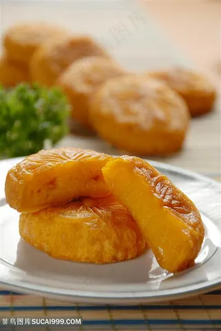 南瓜饼的美食图片