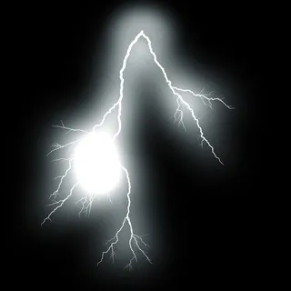 天空下恐怖闪电