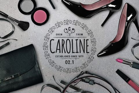 包鞋子眼霜化妆品背景俯视图