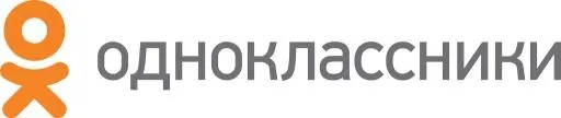 Odnoklassniki 标志 PNG免抠(1024x217)