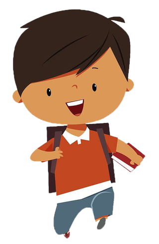 卡通学生简笔画