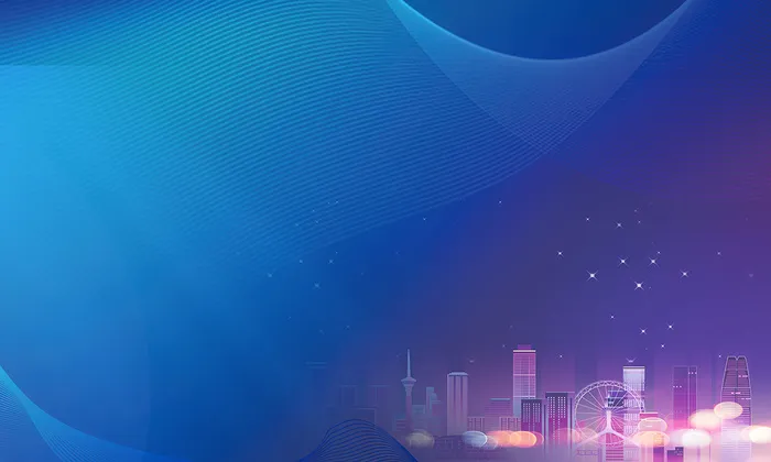 蓝色科技风背景图psd模版下载