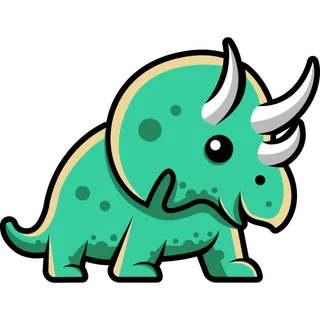 卡通恐龙生日宝宝宴派对素材恐龙派对免扣素材