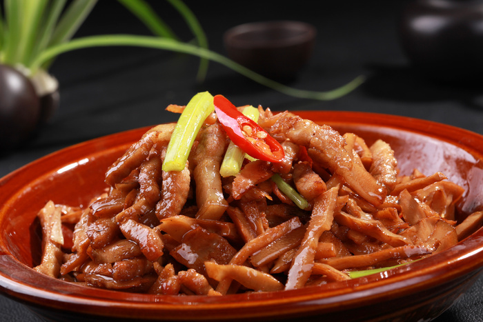 大锅笋干烧肉 (3)