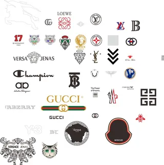 男装牛仔裤皮牌设计CDR矢量图图片